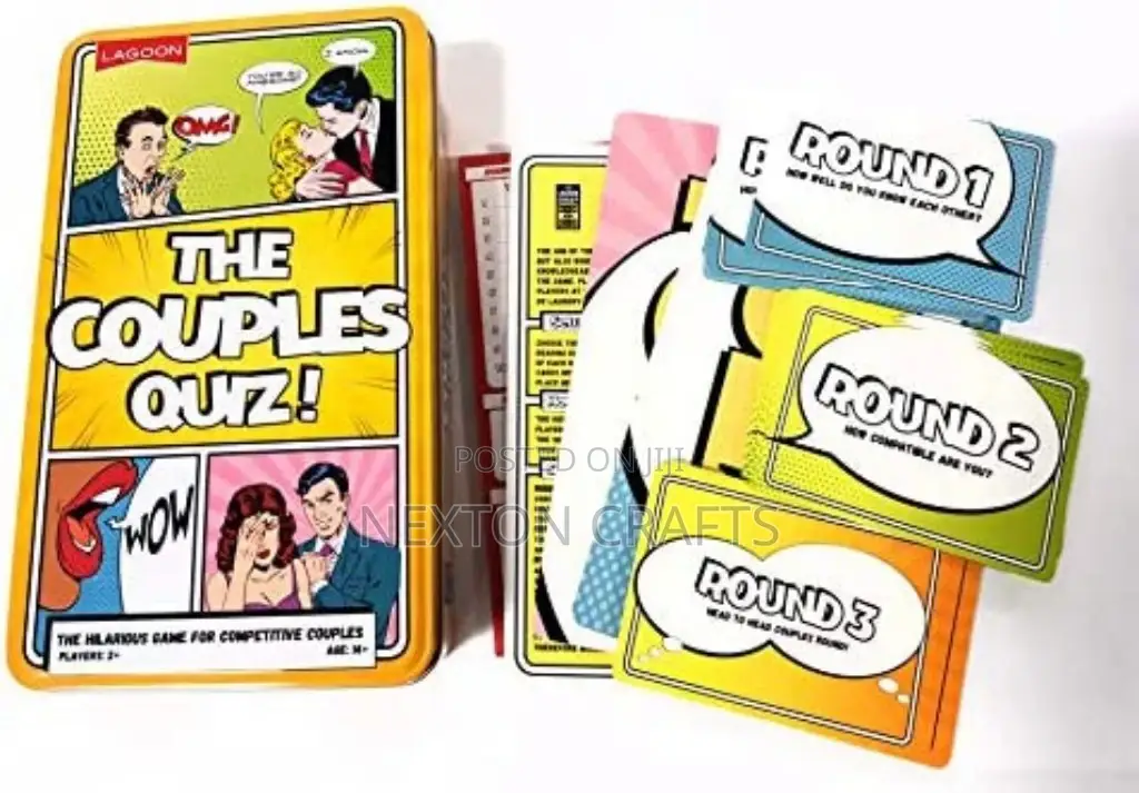 Couple Quiz Card Game