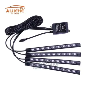 4light Bar Strip Car Floor Lights