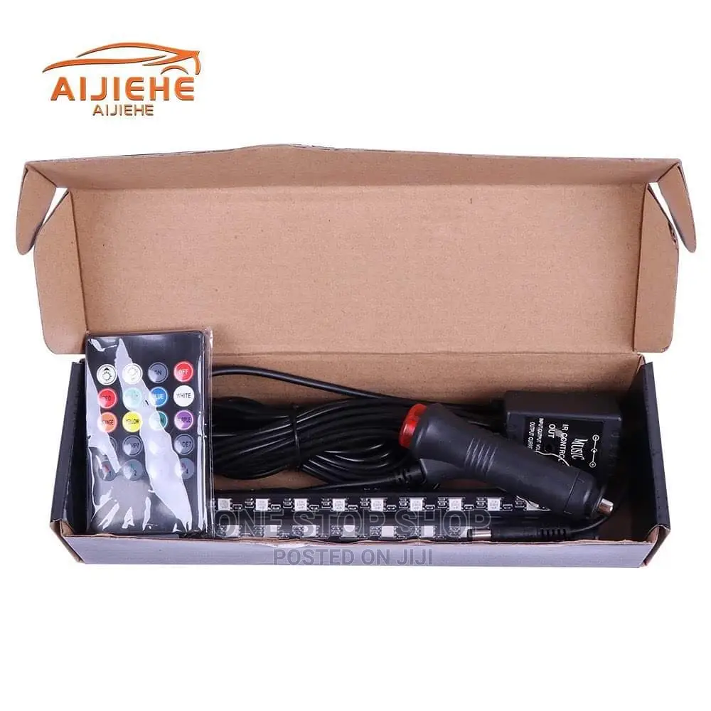 4light Bar Strip Car Floor Lights