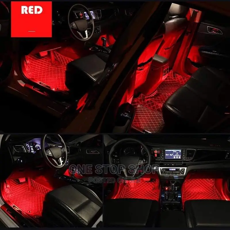 4light Bar Strip Car Floor Lights