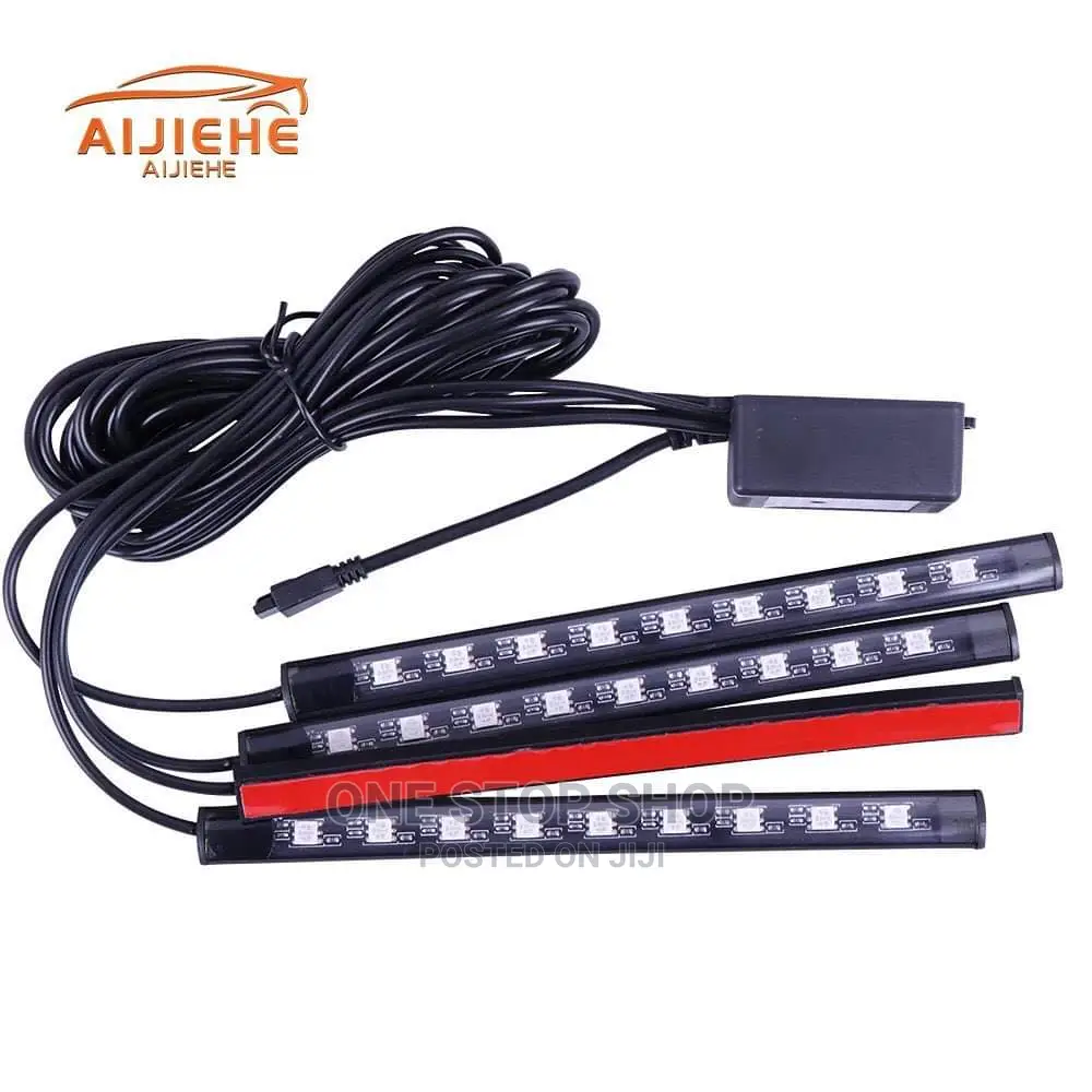4light Bar Strip Car Floor Lights