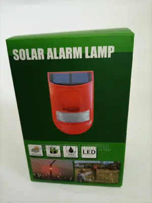 Solar Alarm Strobe Motion Sensor