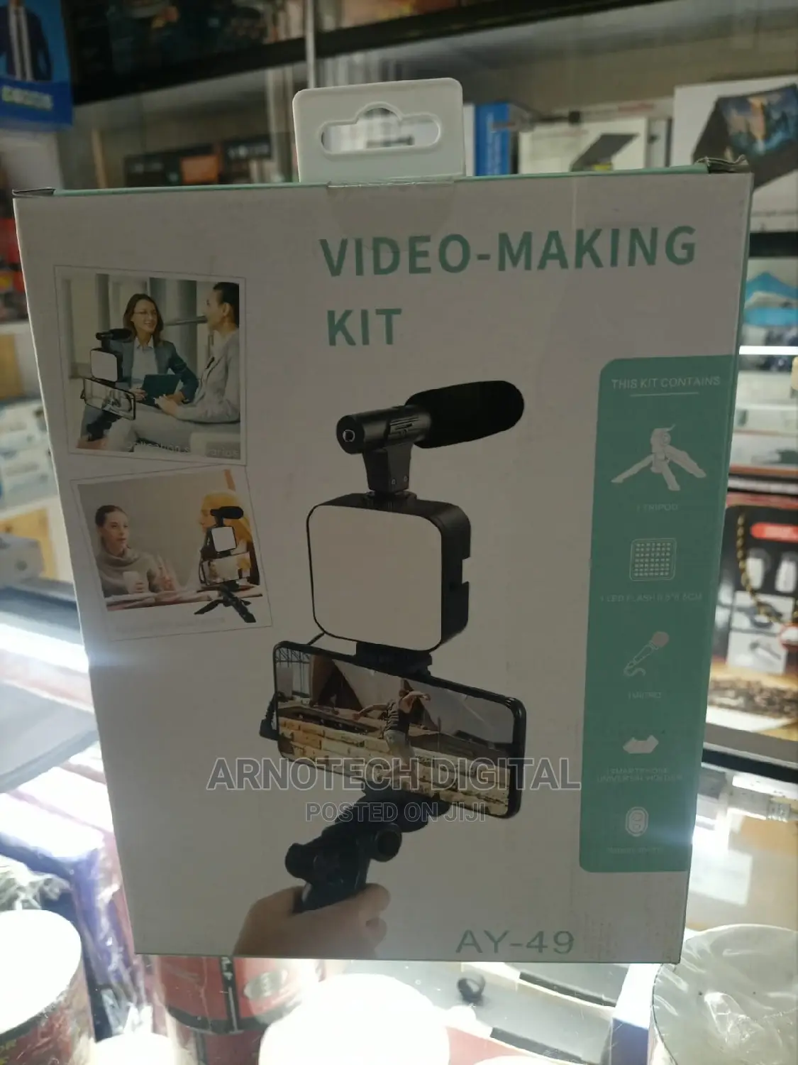 Portable Vlogging Kit With Microphone+ Speaker