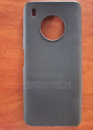 Silicone Case Cover for Huawei Y9a Case (Black Cover)