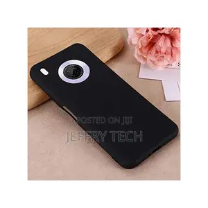 Silicone Case Cover for Huawei Y9a Case (Black Cover)