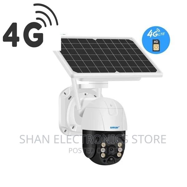 Futuristic 4g Simcard Solar 360 Rotatable PTZ CCTV Camera