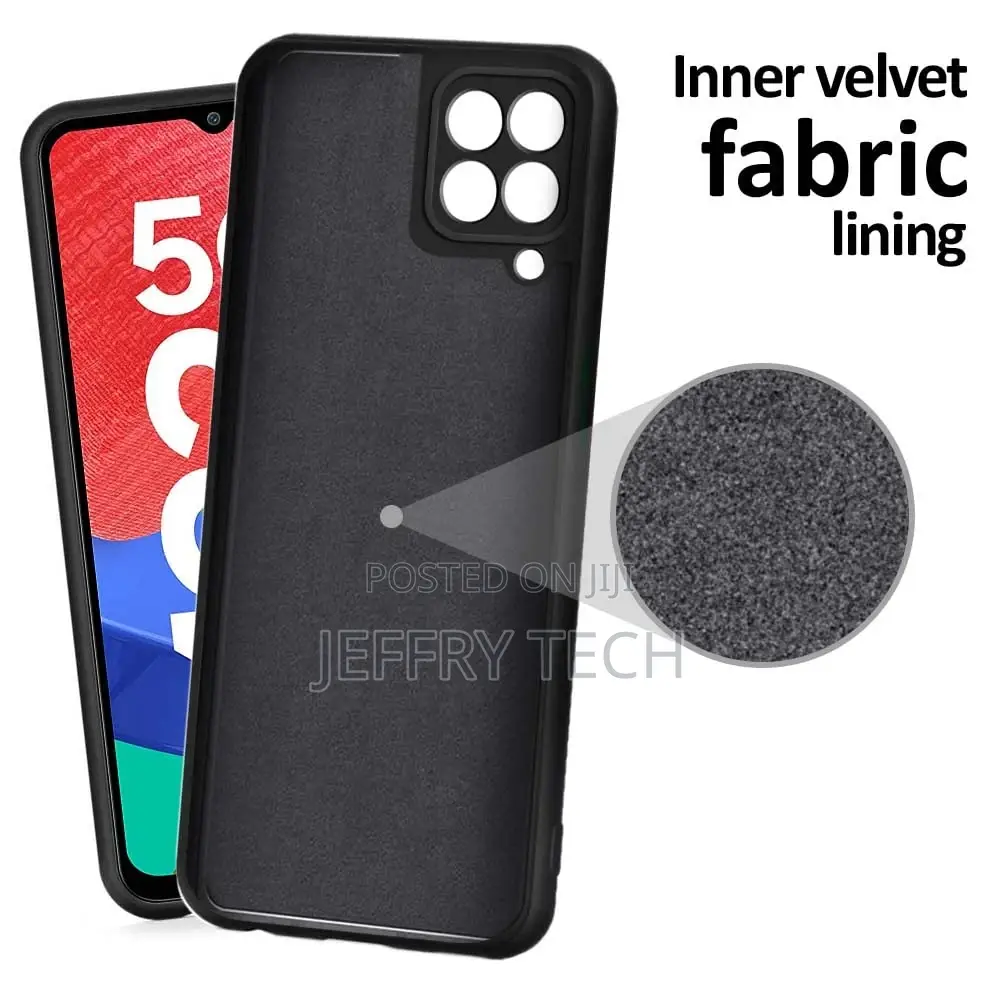 Silicone Back Cover for Samsung Galaxy M33 5G - Black