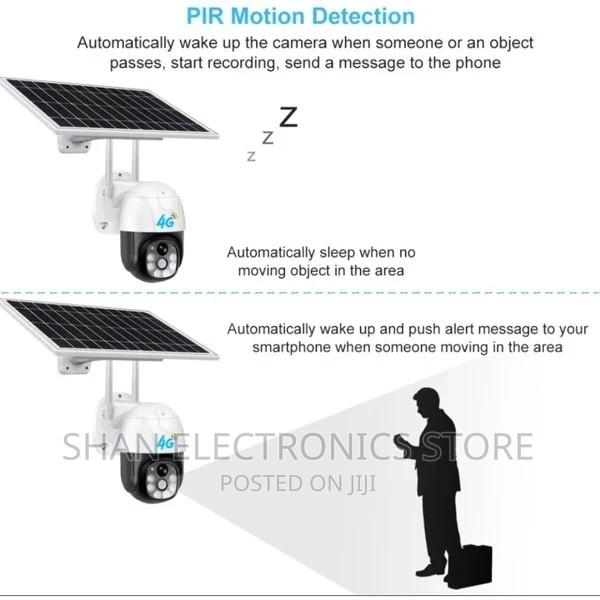 Unbeaten 360 Degrees Solar Powered PTZ Camera With Sim Slot