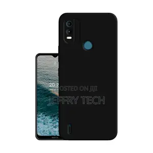Soft Silicon Back Case Cover for Nokia C21 Plus - Black