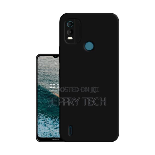 Soft Silicon Back Case Cover for Nokia C21 Plus - Black