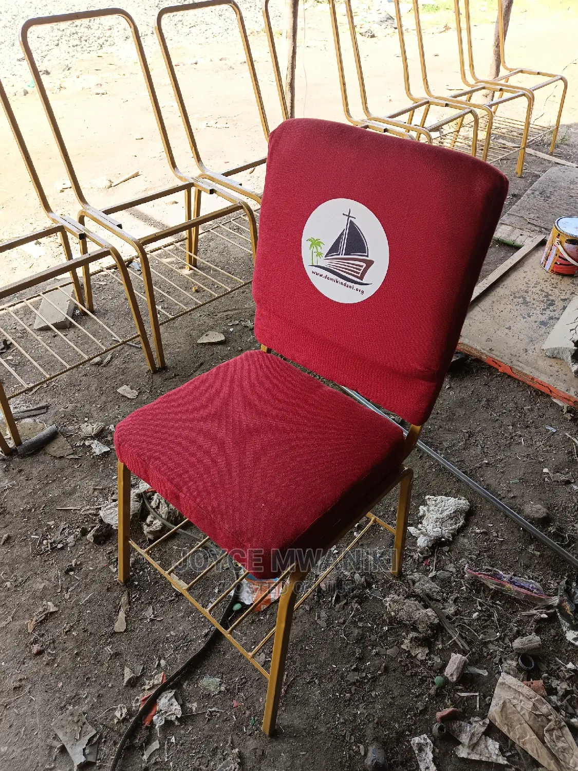 Church Chair With Logo