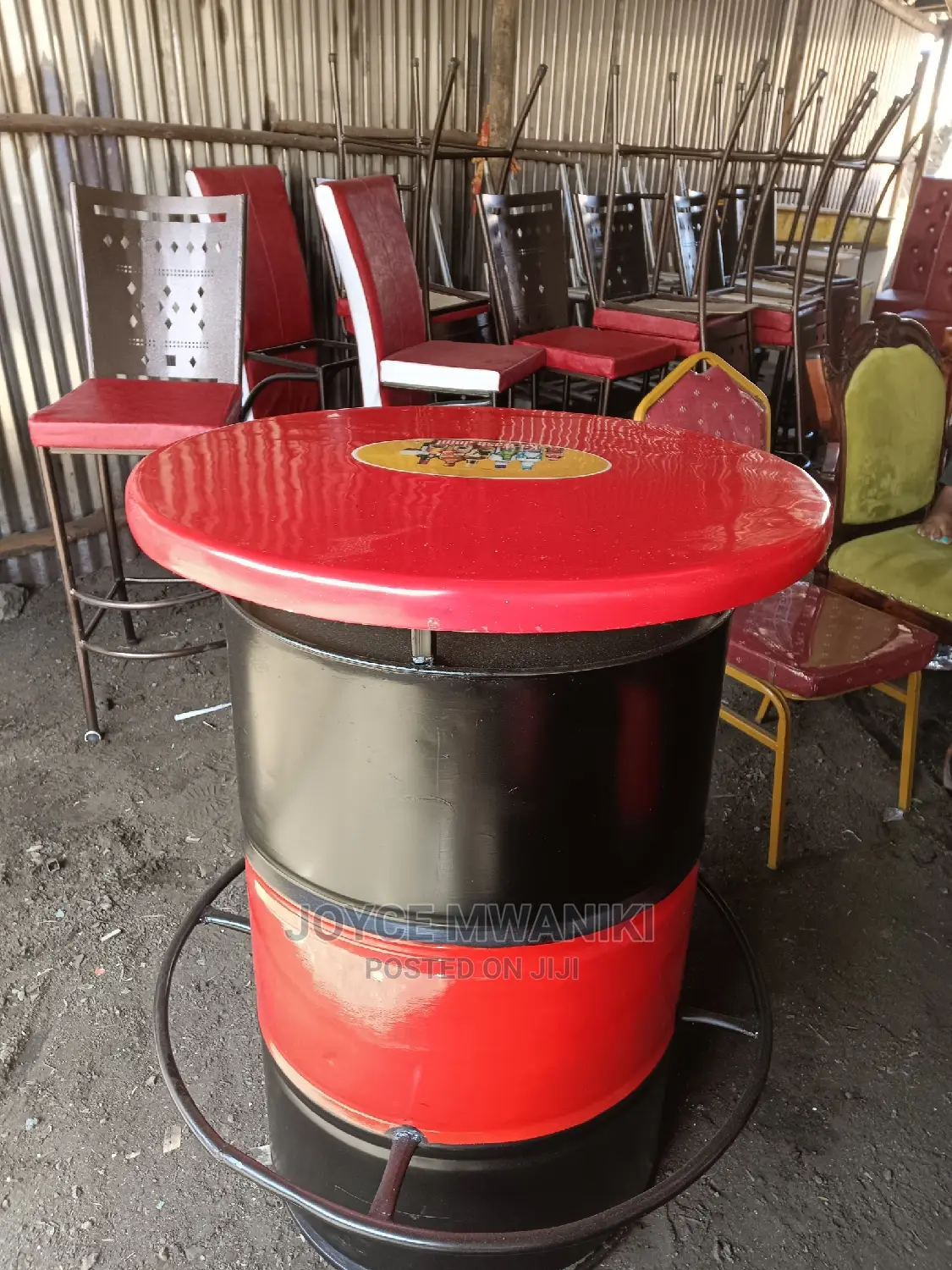 Drum Table for Restaurant
