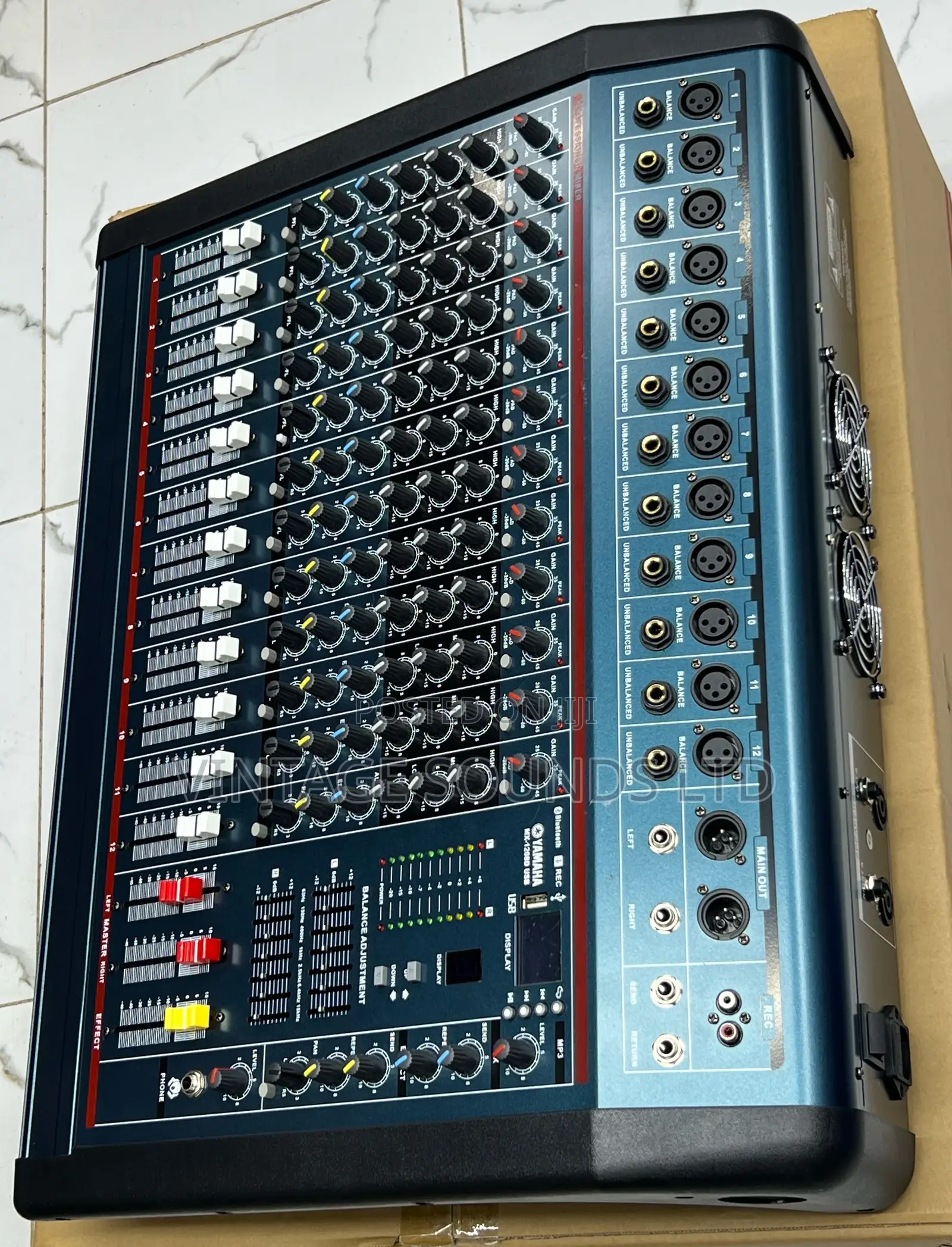 Yamaha Mx1204d 12channel USB Bluetooth Powered Active Mixer