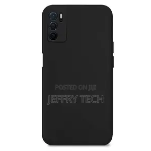 Oppo A16 Soft Touch Silicone Black Case