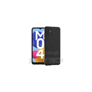 Soft Silicone Gel Case Cover Samsung Galaxy A04 (BLACK)