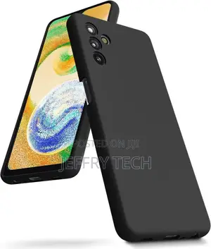Soft Silicone Gel Case Cover Samsung Galaxy A04 (BLACK)