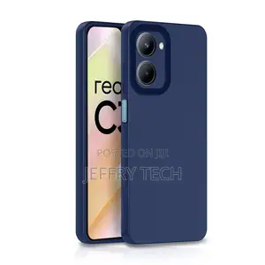 Realme C33 Back Cover Soft Matte Liquid Silicone TPU | Camer