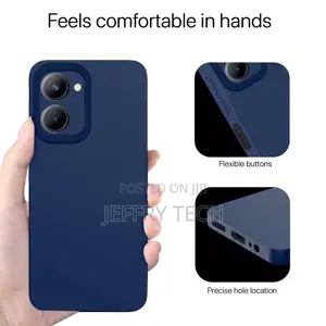 Realme C33 Back Cover Soft Matte Liquid Silicone TPU | Camer