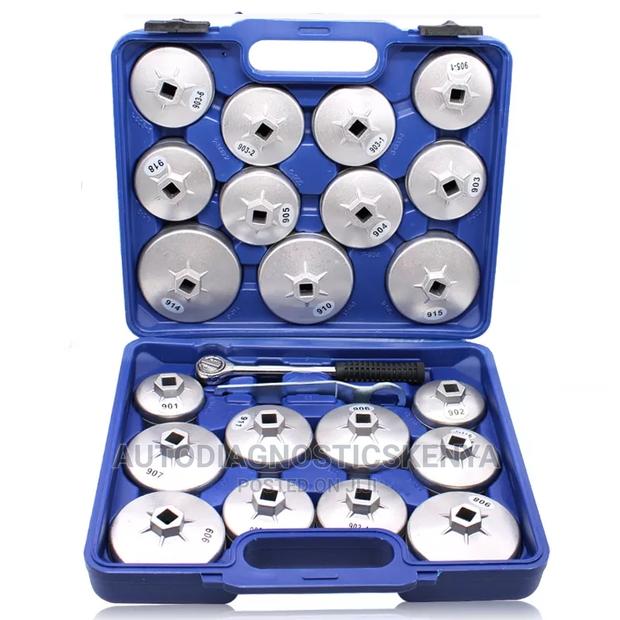 Vehicle Oil Filter Cap Wrench Socket Removal Tool Set - main view