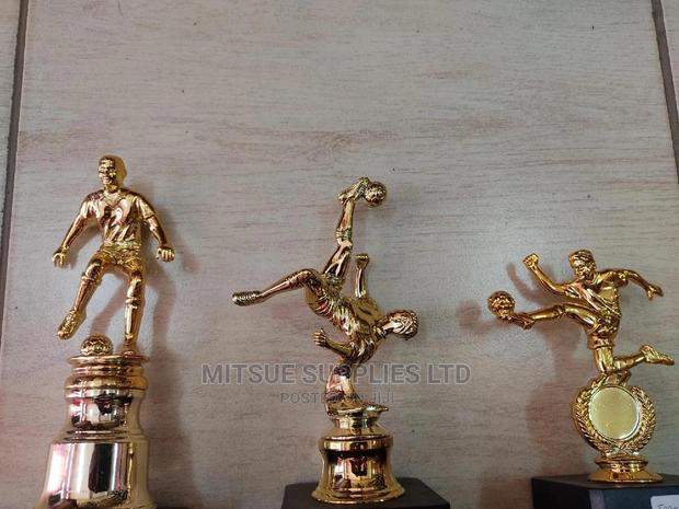 Football Individual Trophies 1,2,3 Podium Awards