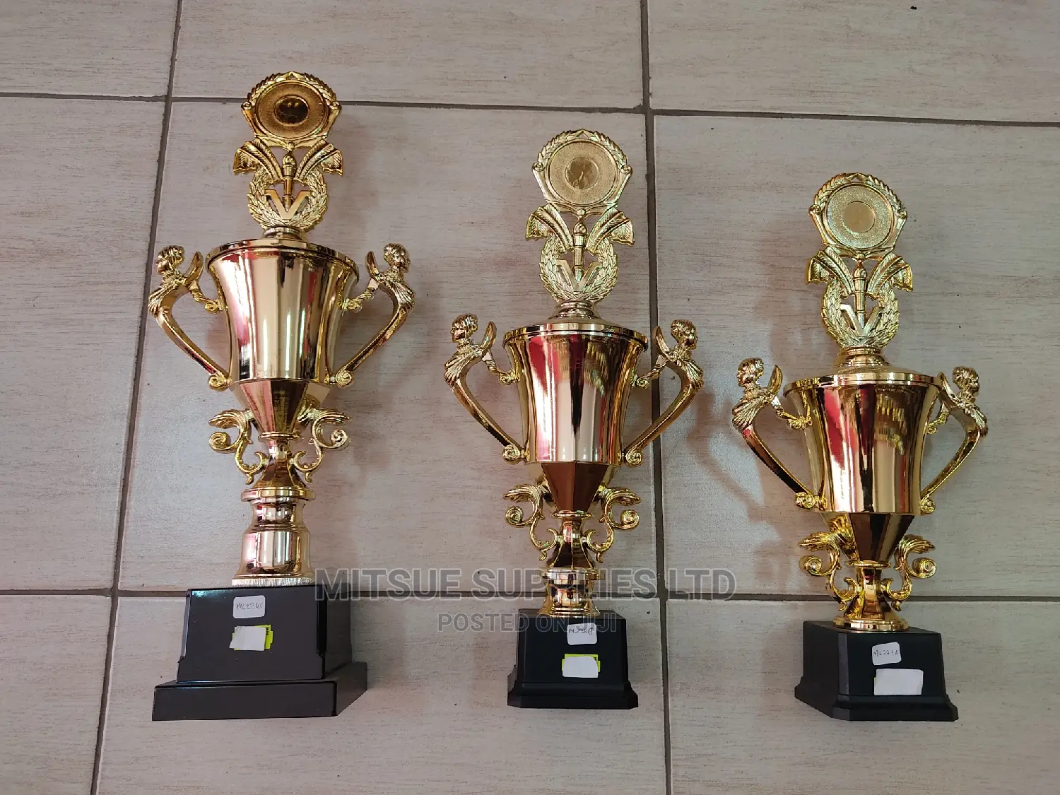 A Set of 3 Team Trophies for Podium 20