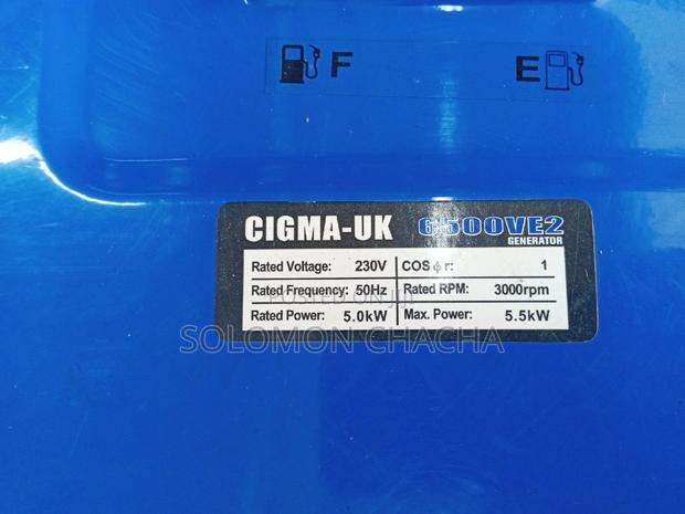 Cigma-Uk 5.5kw Gasoline Generator Keystart - thumbnail 2