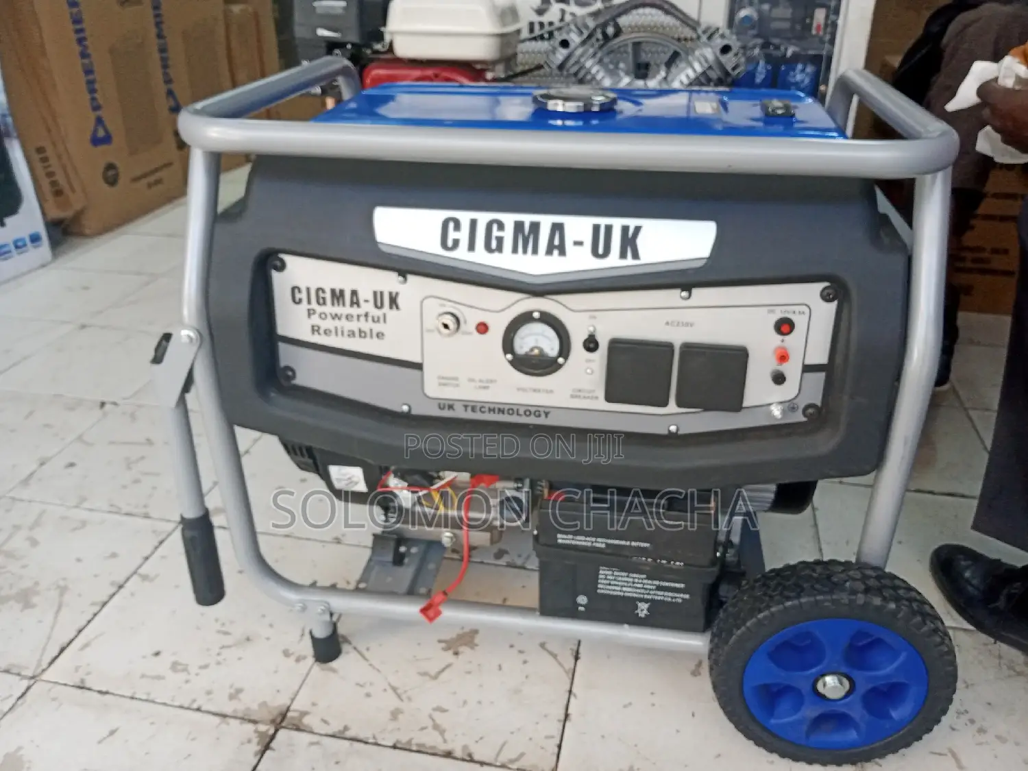 Cigma-Uk 5.5kw Gasoline Generator Keystart