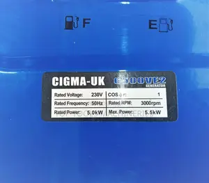 Cigma-Uk 5.5kw Gasoline Generator Keystart