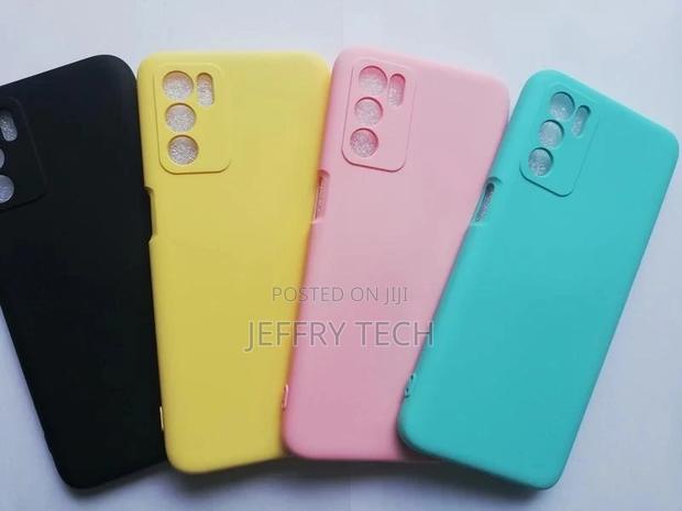 Oppo A16 Soft Touch Silicone Black Case - thumbnail 2