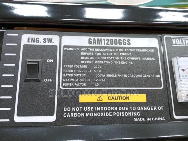 Cigma-Uk 1.2kva Gasoline Generator - thumbnail 3