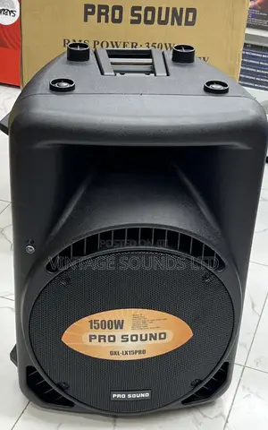 Pro- Sound 15 Inch 1500watts Passive Speaker (Plastic)
