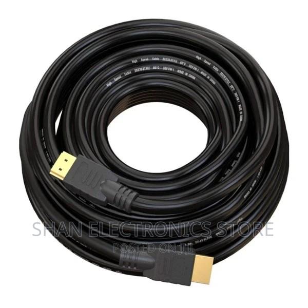 Reputable Quality HDMI Cable 20m Round Black - main view