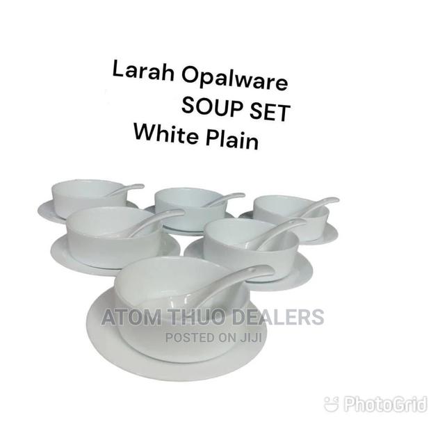 18pcs Set of Soup,Soucer and Soup Spoon