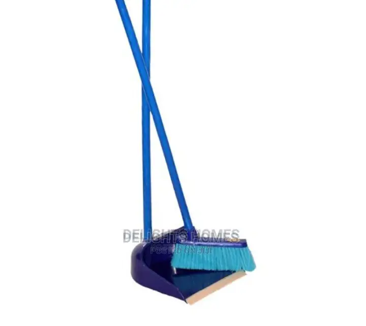 Teepee Stand Up Dust Pan Brush