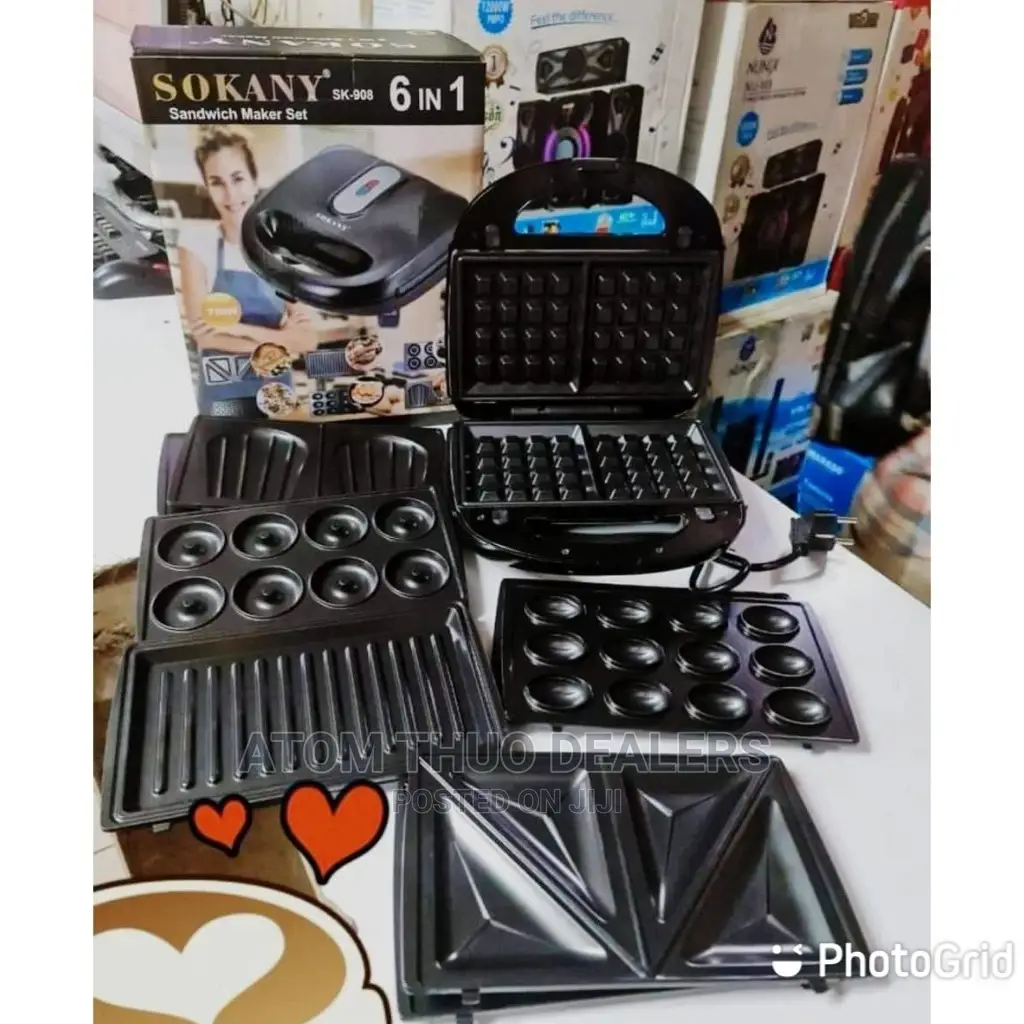 6 in 1 Sandwich Maker Sokany.