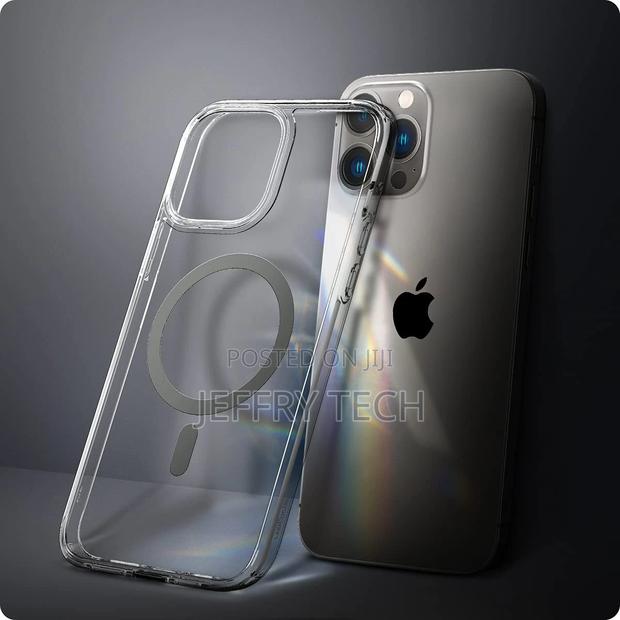 Mag Back Cover Case for iPhone 13 Pro Max (TPU + Poly Carbo