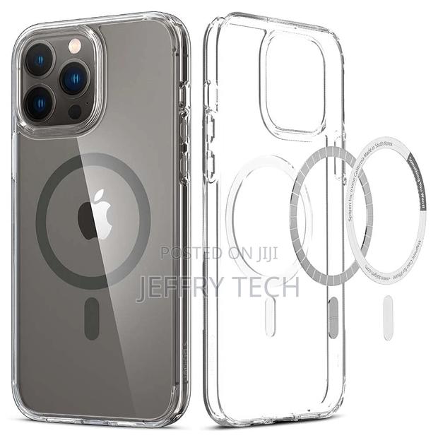 Mag Back Cover Case for iPhone 13 Pro Max (TPU + Poly Carbo - thumbnail 2