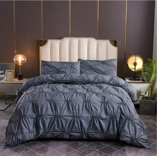 3pc Double Pinch Pleat Duvet Cover Set*