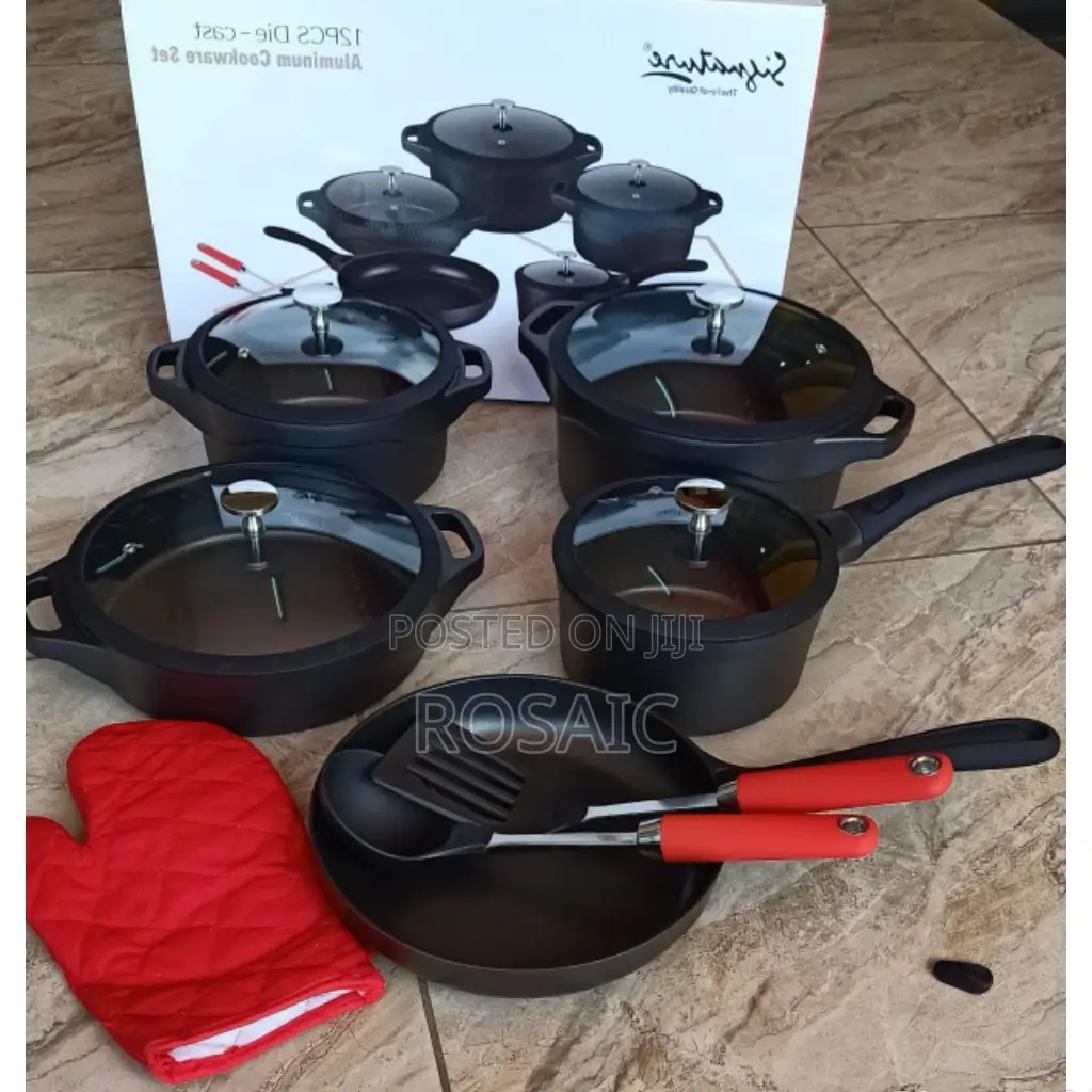 Signature 12pcs Nonstick Cookware
