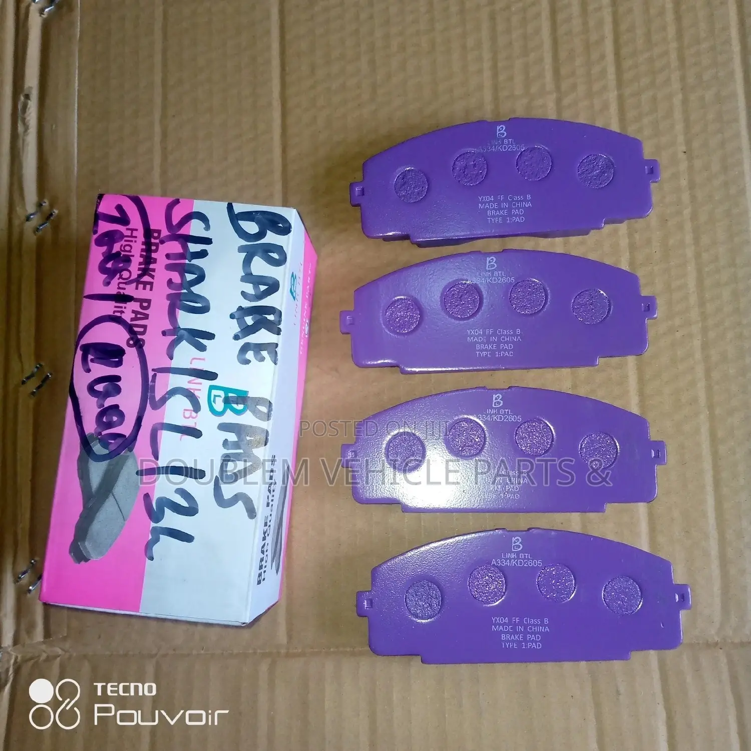 Brakepads Shark/5l/Hiace/3l