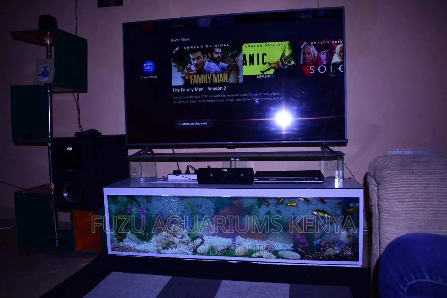 Tv Stand Aquarium . . in Pangani Fish, Fuzu Aquariums Jiji.co.ke