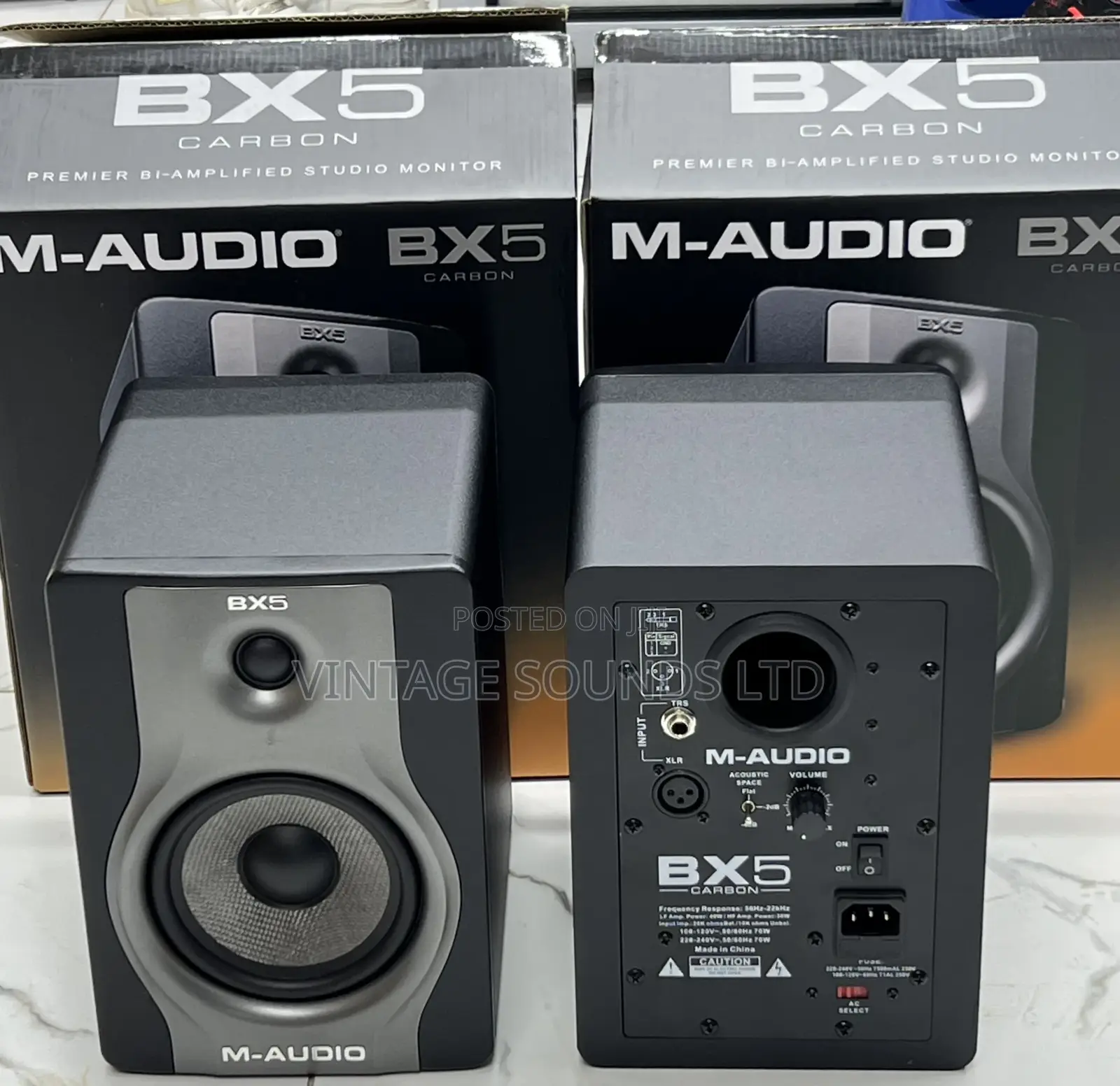 M-Audio Bx5 Carbon | 5"Pair Speaker Studio Monitor