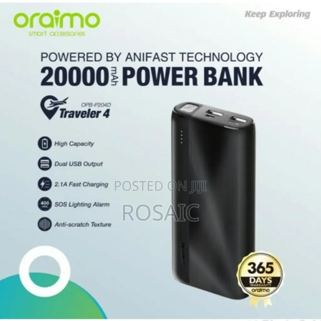 Oraimo Powerbank 20000mah P204D