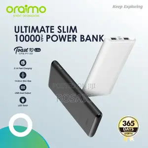 Oraimo 10000mah Power Bank at 1500/=