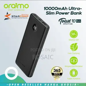 Oraimo 10000mah Power Bank at 1500/=