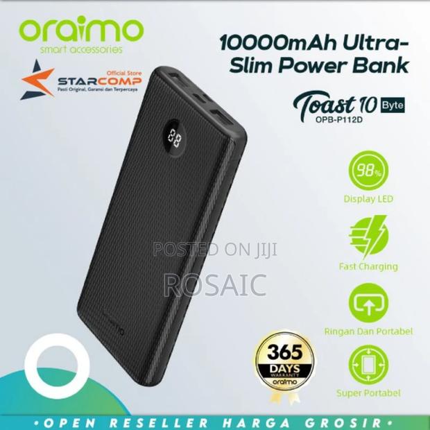 Oraimo 10000mah Power Bank at 1500/= - thumbnail 2