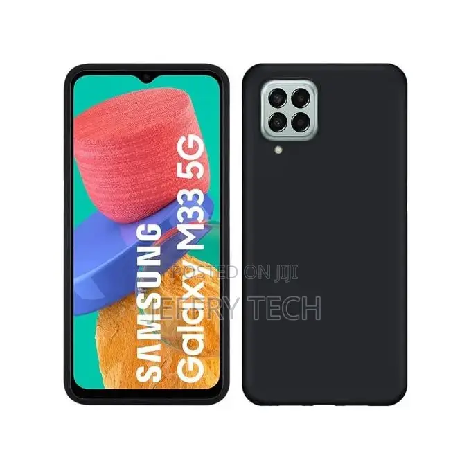 Galaxy M33 5G Case, Soft Silicone Smooth Flexible Rubber Sho