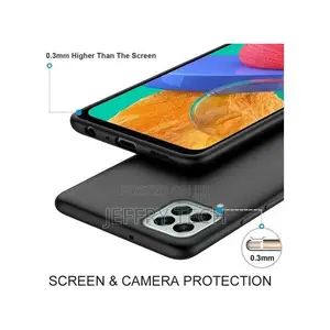 Galaxy M33 5G Case, Soft Silicone Smooth Flexible Rubber Sho