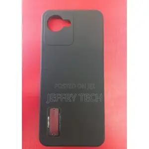 REALME C30s CASE//Cover//Camera Protect//LOGO// BLACK