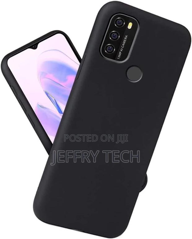 Nokia C21 Plus Case Slim Matte Black Silicone Gel Phone Cov